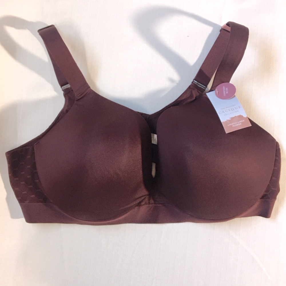 New Cacique 42DD Lightly Lined Plunge‎ Bra